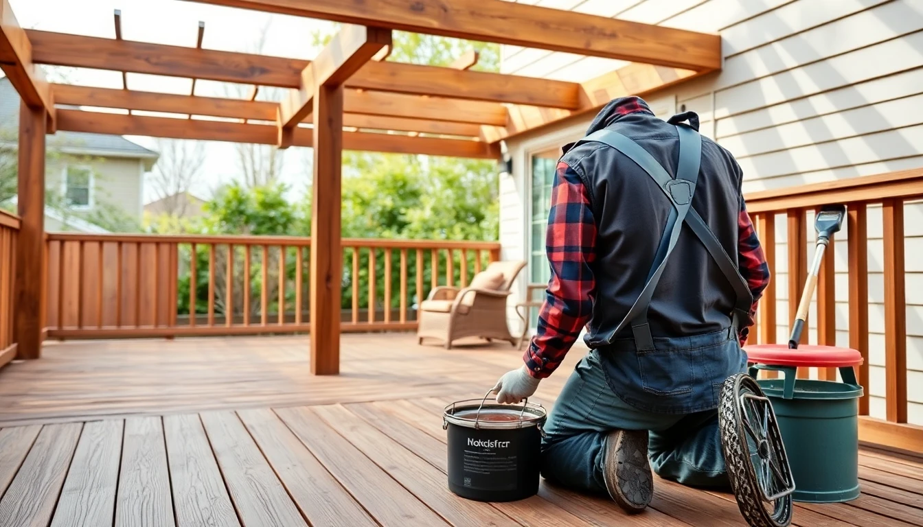 Deck & Pergola Staining